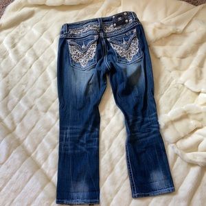 Miss Me size 28 easy Denim Capri